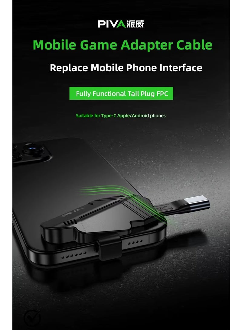 PIVA PW10 Type-C Mobile Phone Adapter, Long Backward Bend, Supports 60W Charging, Supports 4K Video Transfer at 60Hz, Compatible with All iPads, Most Tablets, Some Android Devices with Type-C Port, iPhone 15, iPhone 16, Black - Image 3